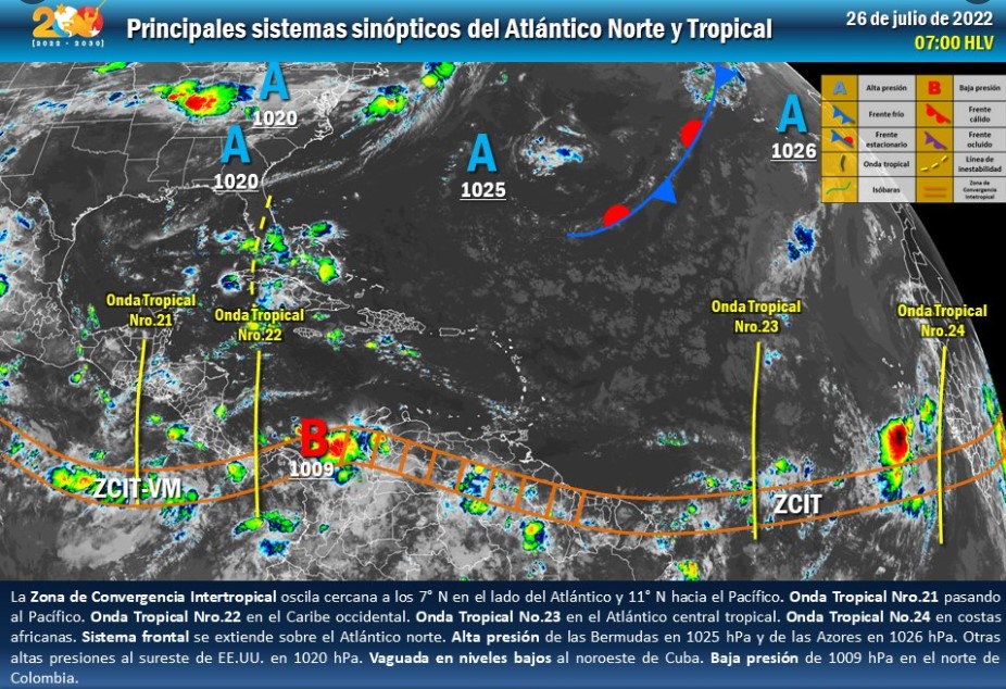 Lluvias de "intensidad variable" en el occidente y los llanos venezolanos