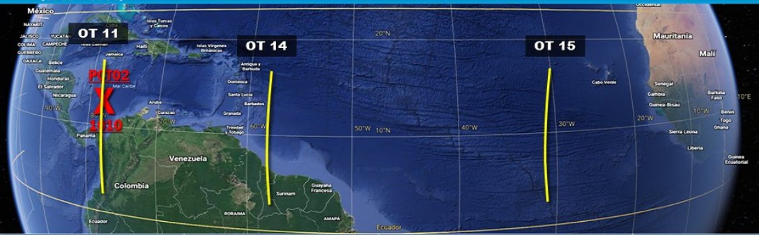 Habrá lloviznas en zona nororiental por aproximación de onda tropical 14
