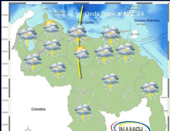 Lluvias con descargas eléctricas en gran parte del país este #1Ago