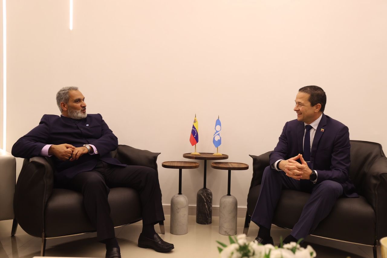 Secretario general de la Opep visita Venezuela para abordar agenda energética