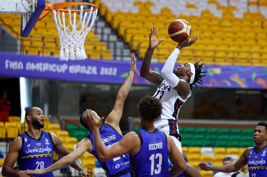 Estados Unidos arrasa a Venezuela y se clasifica para los cuartos de final