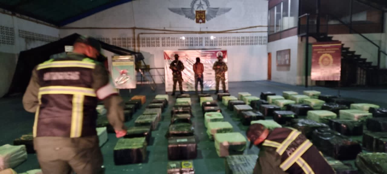 Incautan 2.260 kilos de cocaína en estado fronterizo de Venezuela