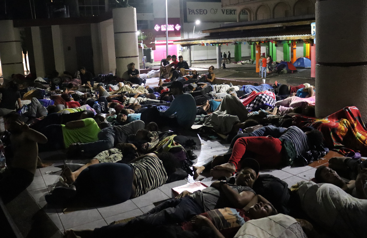 Dos migrantes mueren en choque de vehículos en frontera sur de México