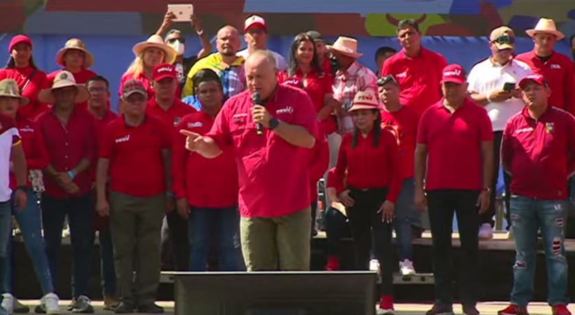 Diosdado Cabello pide a estructras del Psuv «cumplir tareas de gobierno»