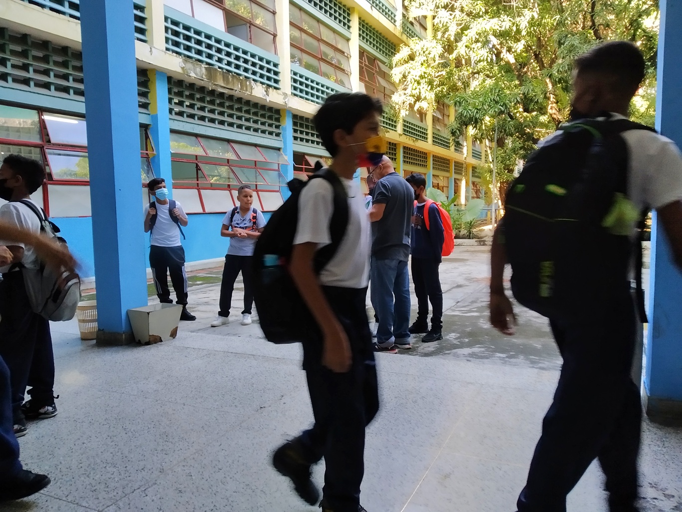 Regreso a clases- Liceo Luis Navarro- 3 de octubre