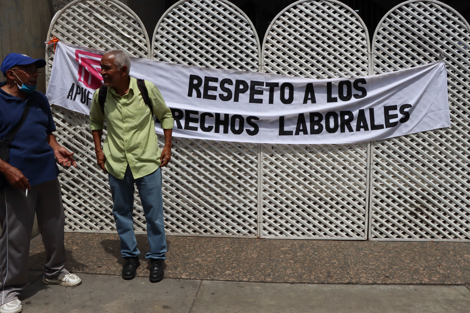 Protesta- trabajadores públicos (Mairet Chourio)