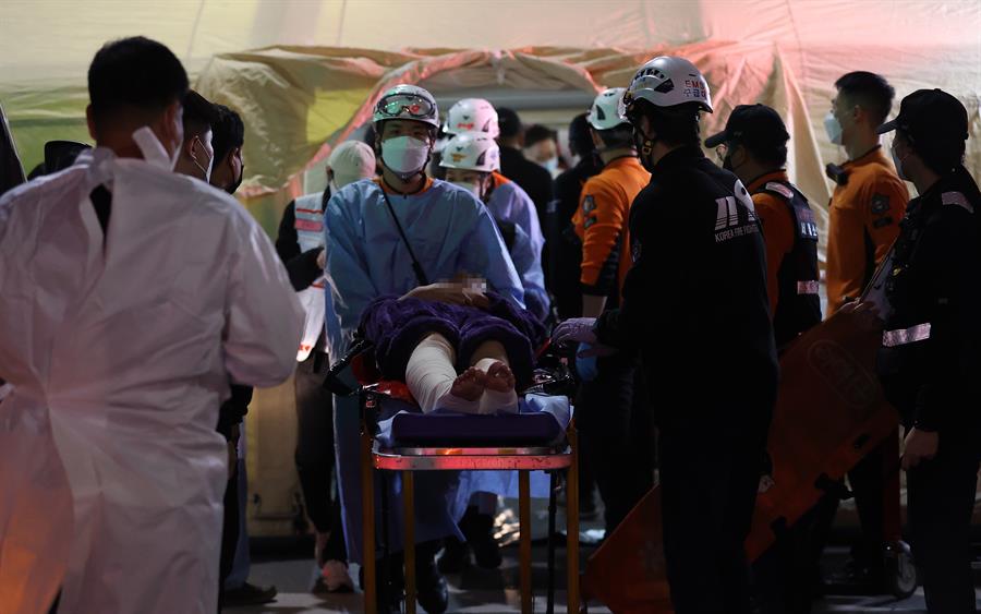 Una aparente estampida durante Halloween deja al menos 59 muertos en Corea del Sur