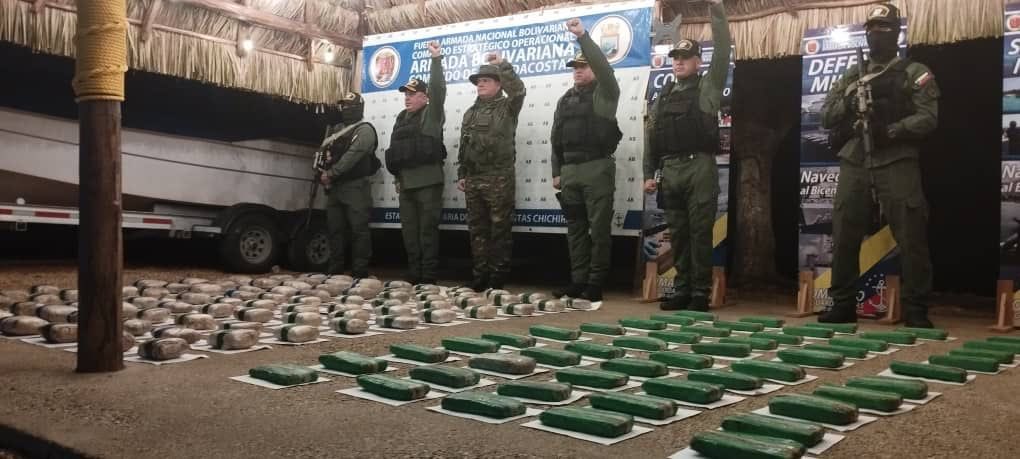 Militares incautan 95 kilos de marihuana en parque nacional Morrocoy