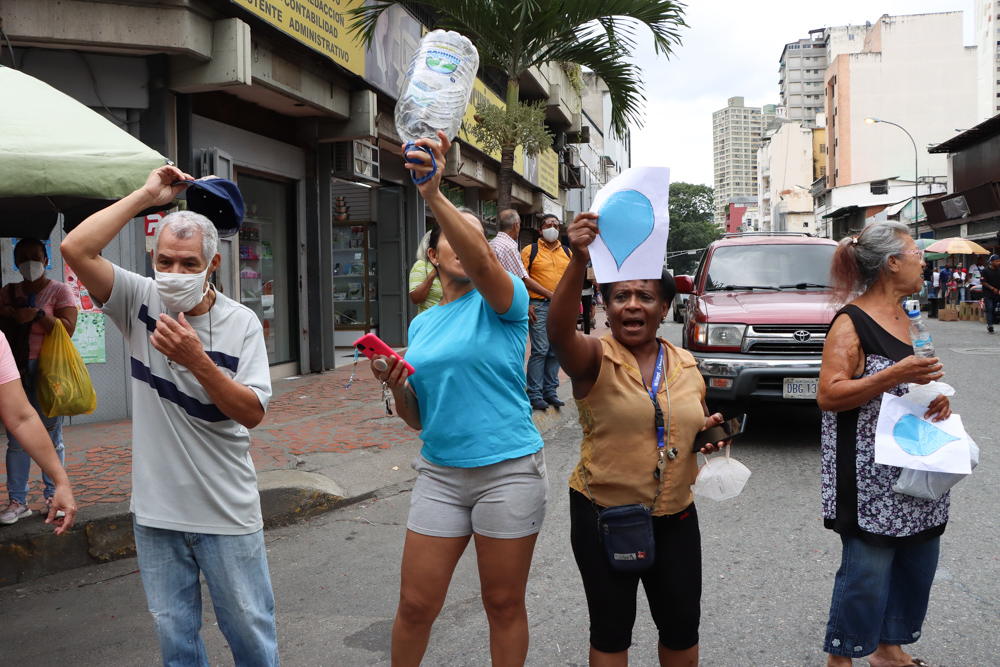 La Candelaria- protesta por agua (Mairet Chourio)