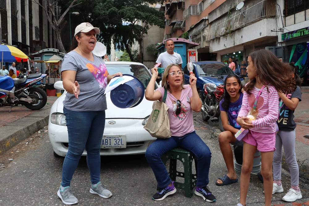 La Candelaria- protesta por agua (Mairet Chourio)