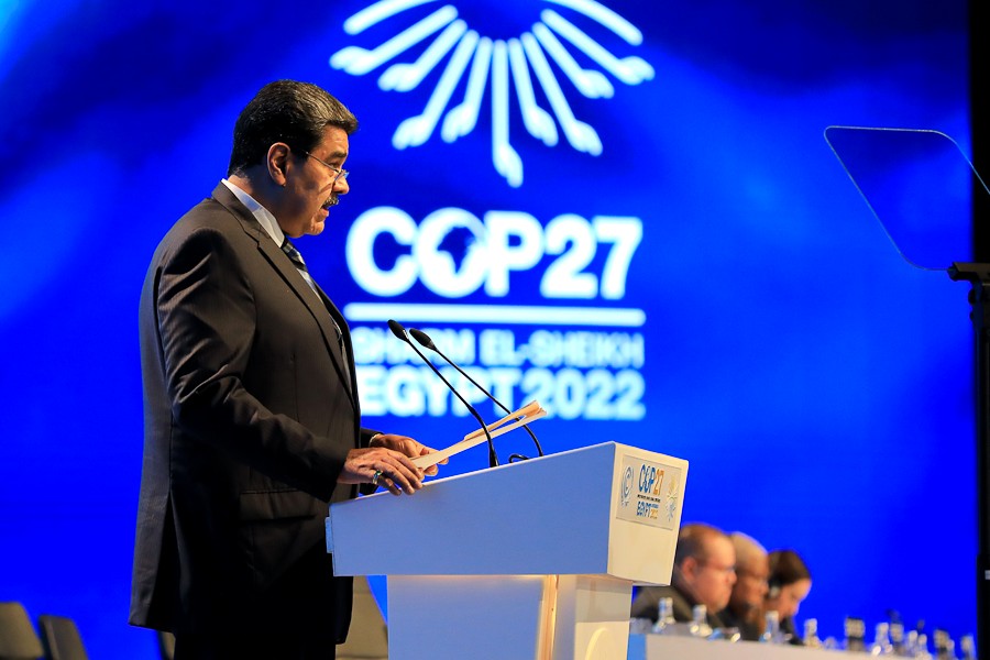 Nicolás Maduro en la COP27