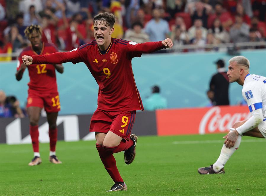 España no tuvo piedad: golea 7-0 a Costa Rica