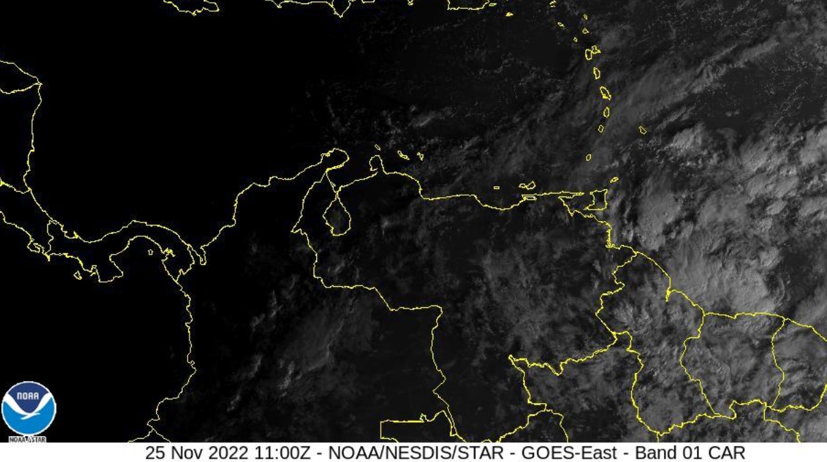 Pronóstico del clima: se esperan lluvias dispersas en la tarde del #25Nov