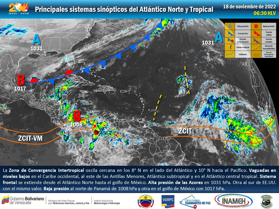 Por vaguada se espera lluvias más intensas este viernes 18 de noviembre