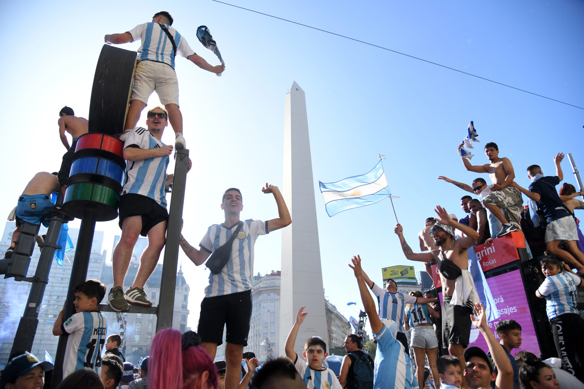 Video | Venezolanos en Argentina también celebran al campeón del mundial Qatar 2022