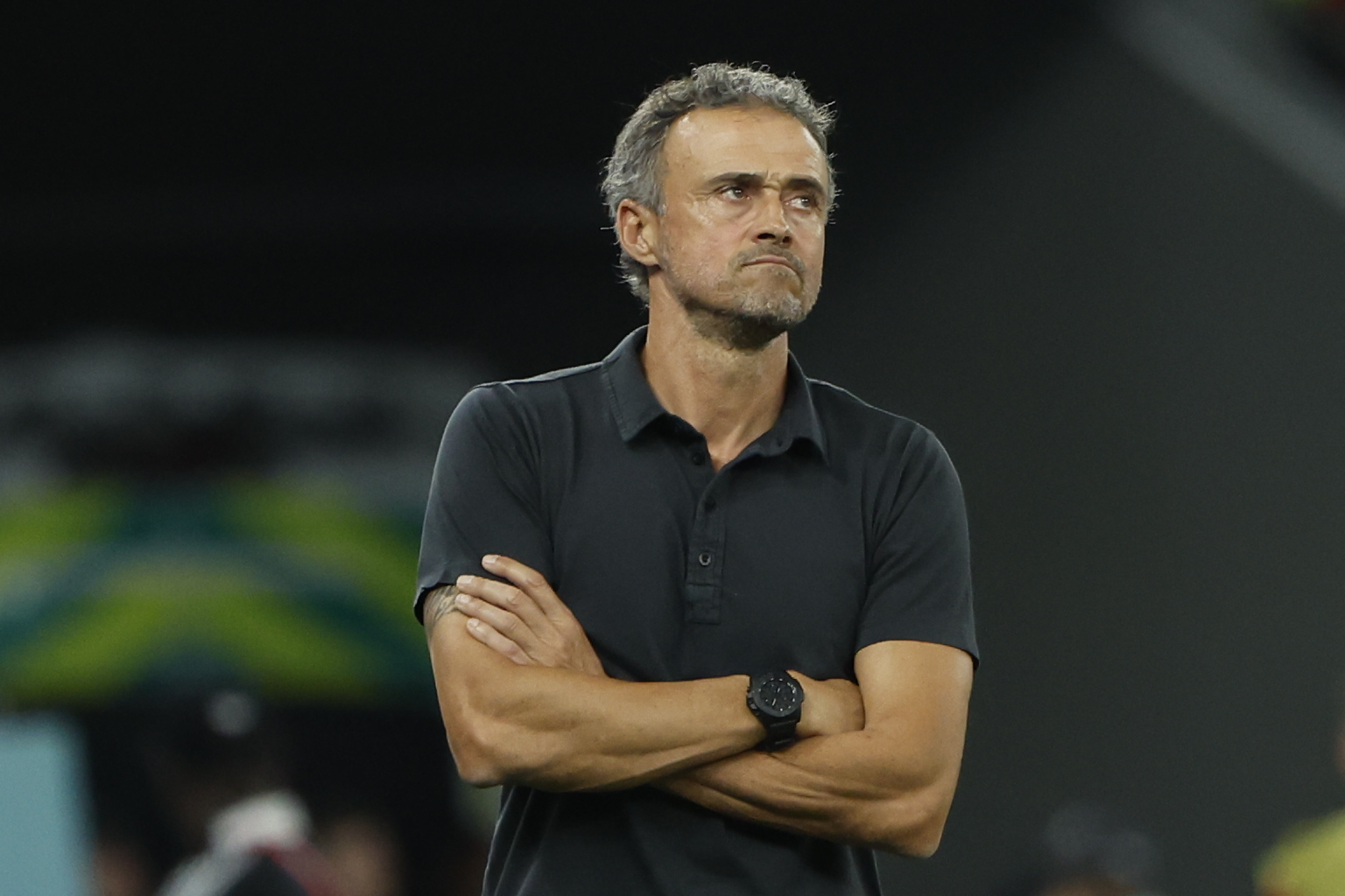 Federación española de fútbol despide al técnico Luis Enrique