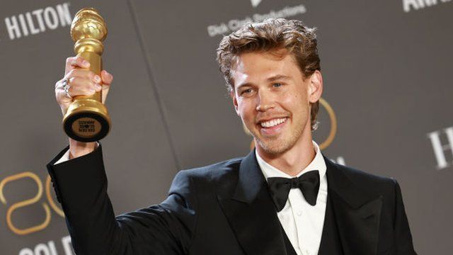 Austin Butler logró el premio al mejor actor de drama por "Elvis". Getty Images.