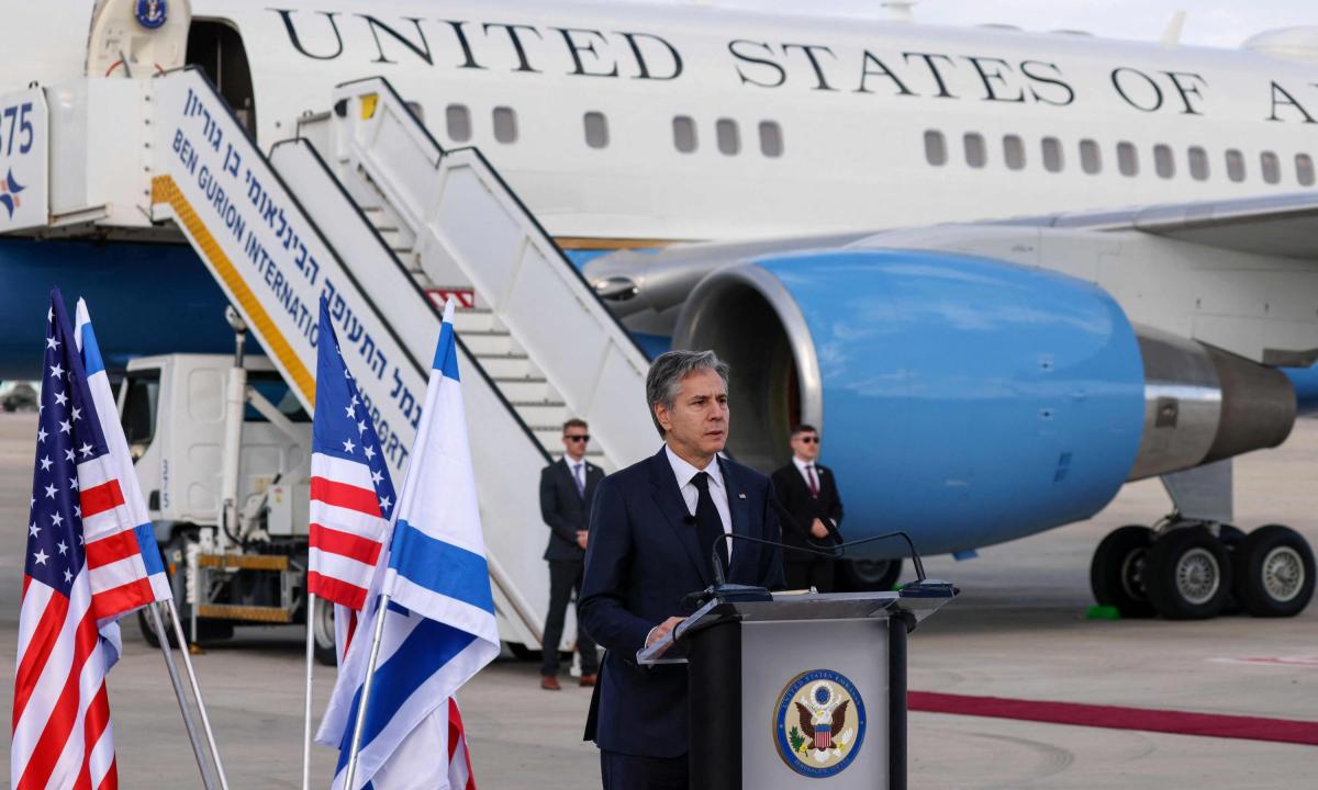 Blinken llega a Israel