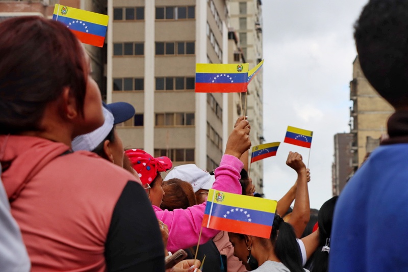 Protesta de educadores- 9 de enero- Caracas (Mairet Chourio)