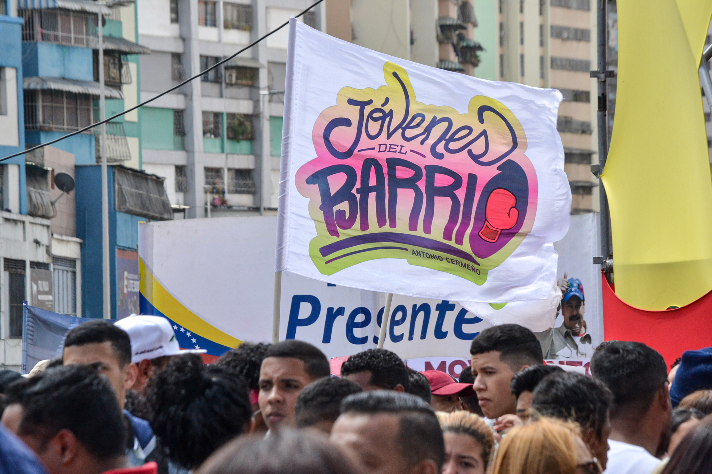 El chavismo también moviliza a sus estudiantes en el día de la juventud