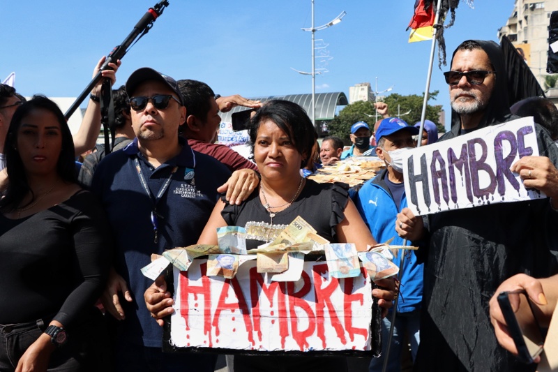 Protesta de trabajadores públicos- 11 de enero 2023 (Mairet Chourio)