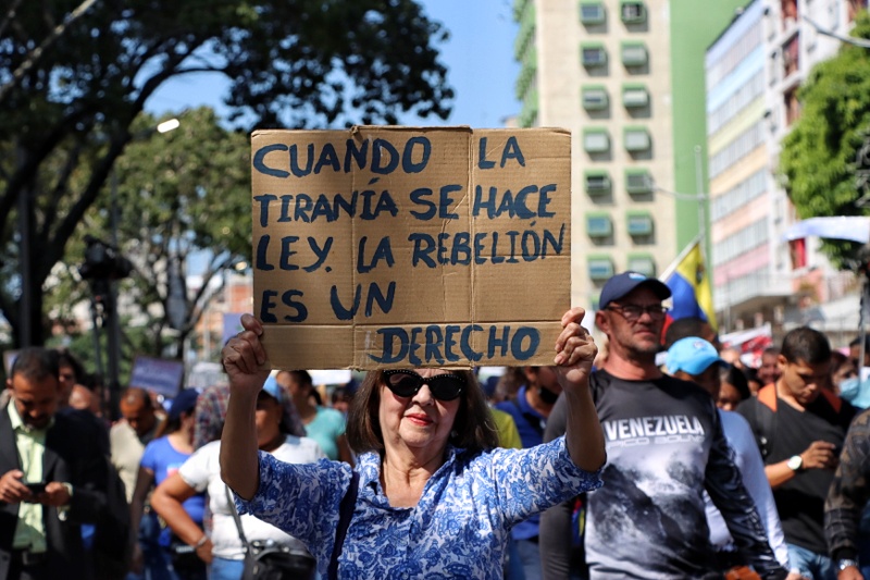 Protesta de trabajadores públicos- 11 de enero 2023 (Mairet Chourio)
