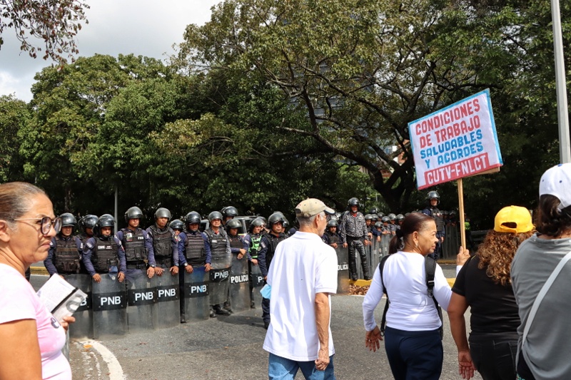 Protesta de maestros- 23 de enero (Mairet Chourio)