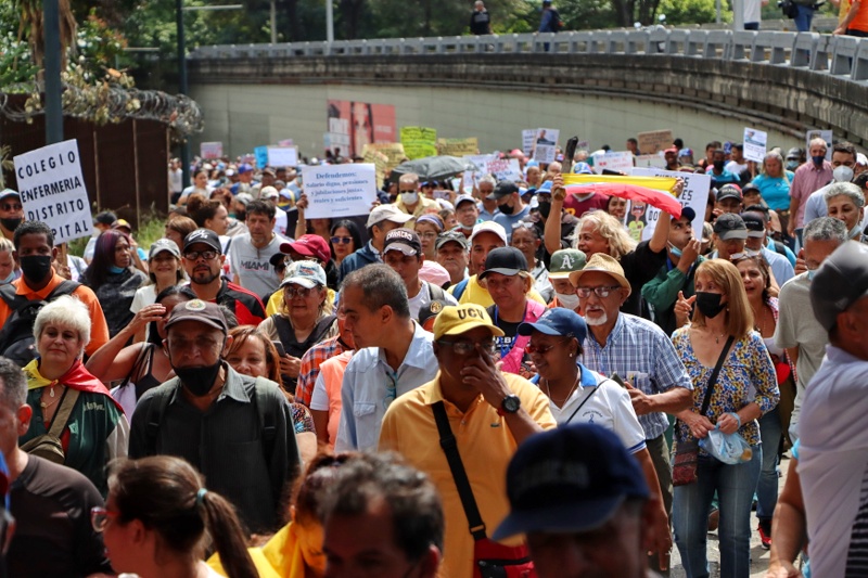 Protesta de maestros- 23 de enero (Mairet Chourio)