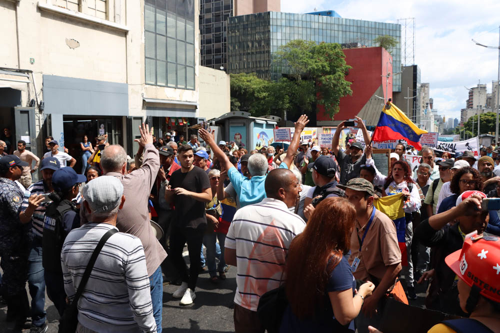 Protesta de trabajadores públicos- 30 de enero (Mairet Chourio)