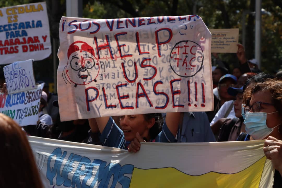 Protesta de trabajadores públicos- 16 de enero de 2023 (Mairet Chourio)