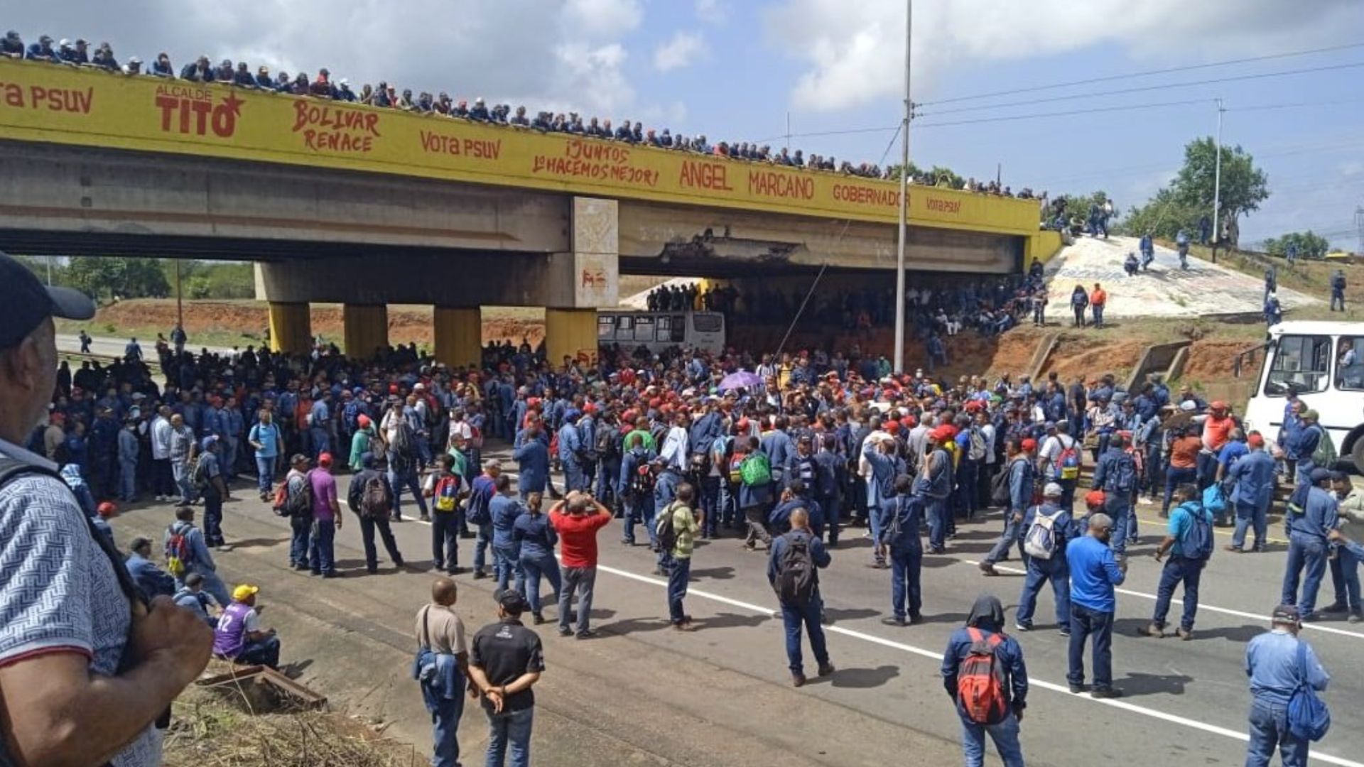 Protesta en Sidor