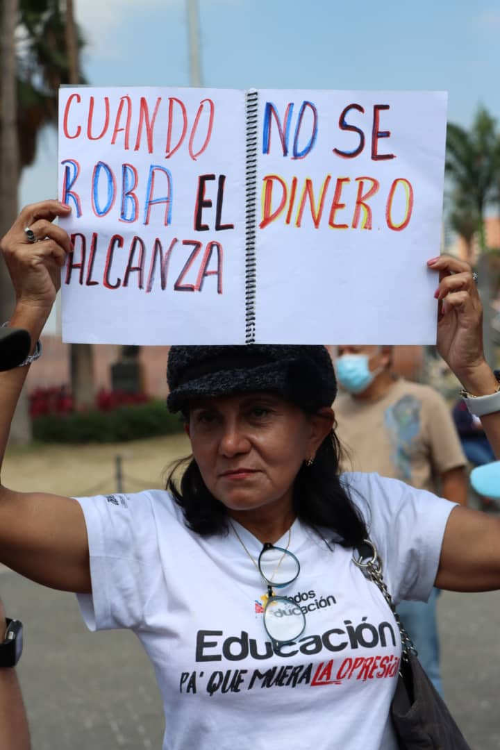 Nos nos quitarán el derecho a protestar, dicen empleados públicos en protesta (Mairet Chourio)