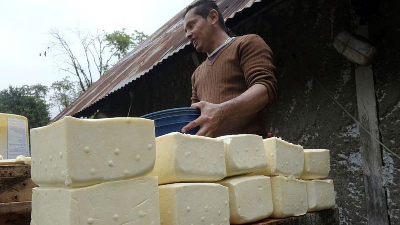 Venezuela produce y consume grandes cantidades de queso fresco.