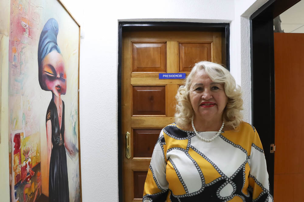 Carmén Teresa Márquez presidenta de la Federación Venezolana de Maestros (Mairet Chourio)