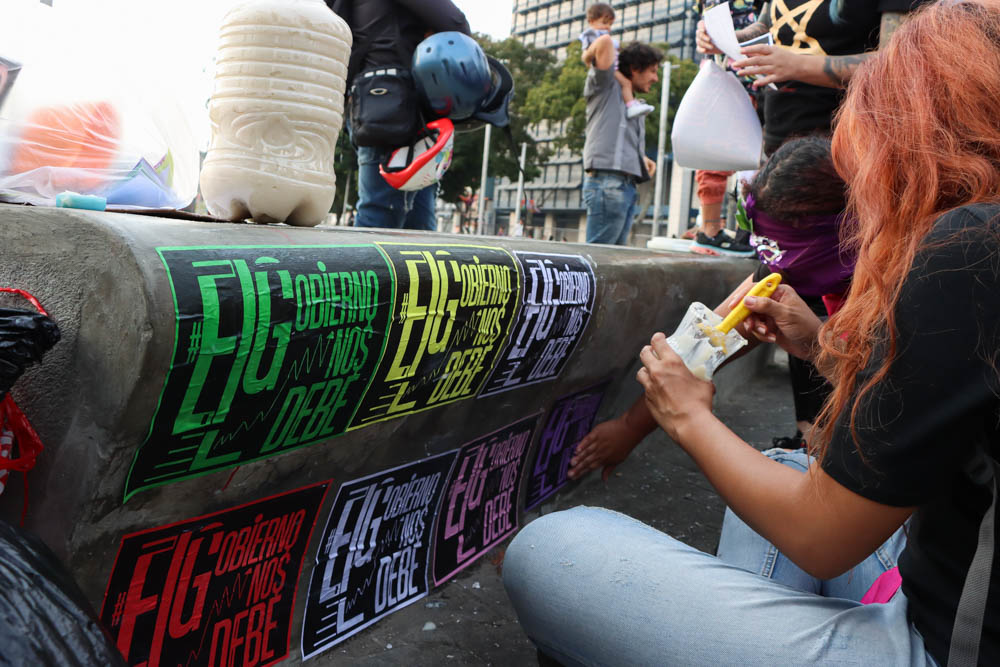 Colectivos feministas protestan por el día de la mujer (Mairet Chourio)