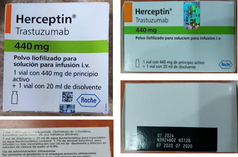 Instituto de Higiene emite alerta sanitaria por lotes falsificados de Herceptin en Venezuela