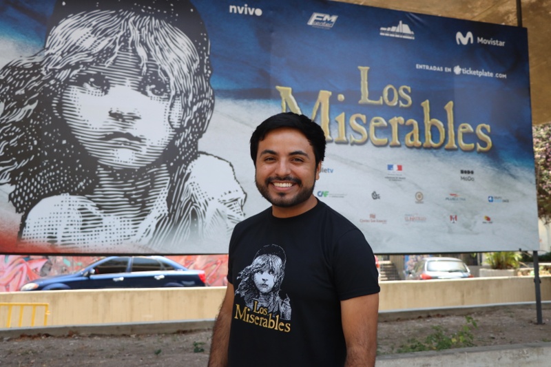 Eudomar Chacón- actor de Los Miserables (Mairet Chourio)