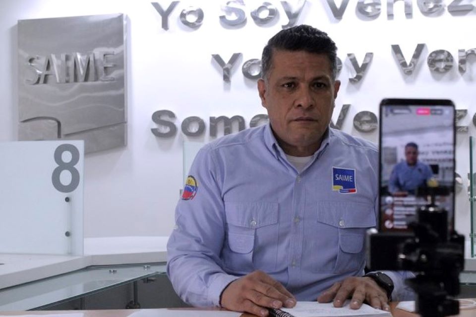 Director del Saime afirma que cambios en el sistema fueron por “data corrupta”