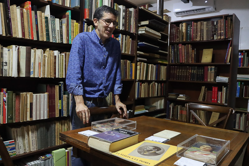 Ignacio Alvarado fundador de Museo del Libro (Mairet Chourio)