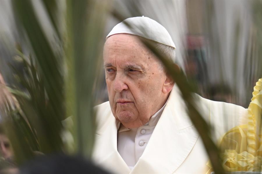 El papa, en su reaparición en Domingo de Ramos: "Nadie puede ser marginado"