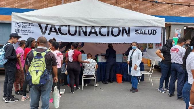 jornada de vacunación en Venezuela