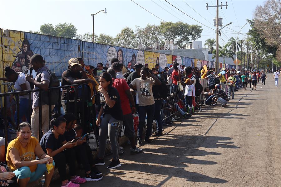 Migrantes de Venezuela, Haití y Centroamérica llegan a Chiapas para pedir asilo
