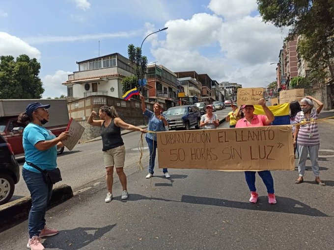 Protesta en el llanito