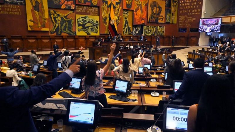 La Asamblea de Ecuador decide llevar al presidente Lasso a juicio político