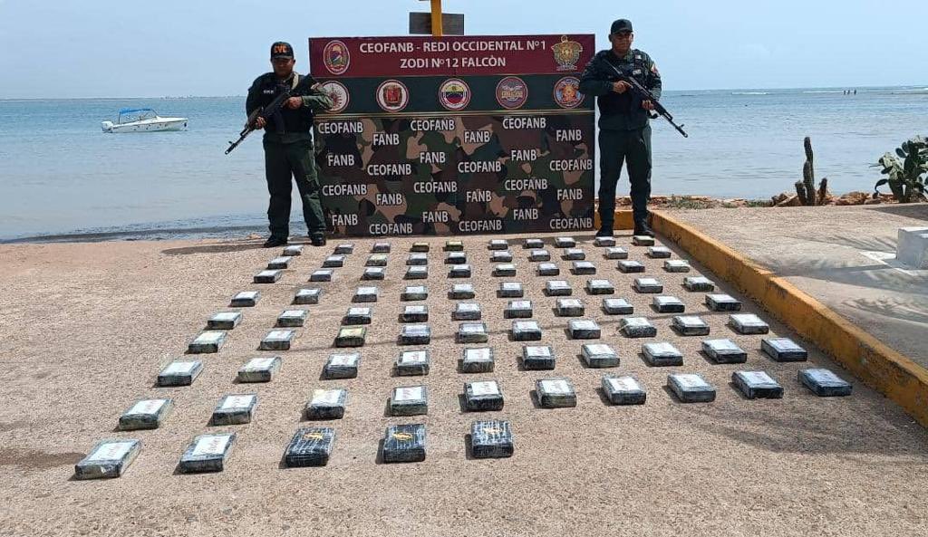 Detienen a tres personas con 209 kilos de cocaína en Falcón y Táchira