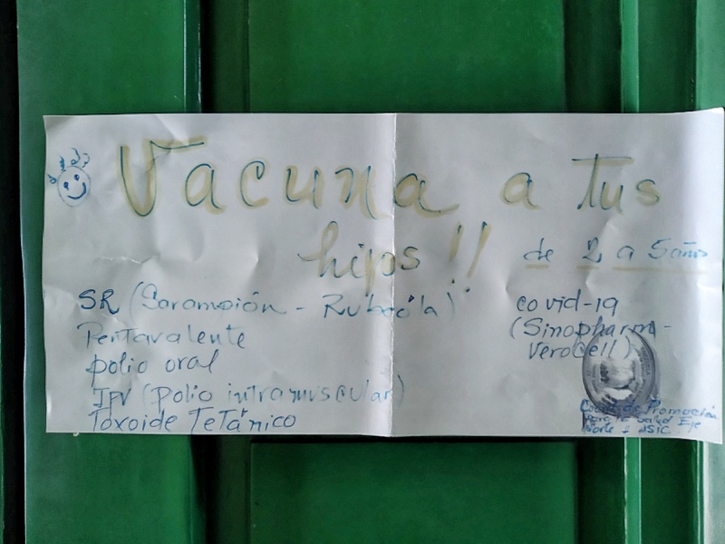 Plan de Vacunación- Distrito sanitario (Mairet Chourio)