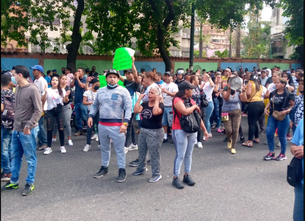 Protestan en Petare