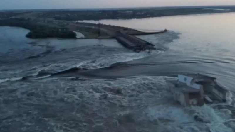 Por qué es importante la represa destruida en Ucrania que provoca inundaciones y miles de evacuados