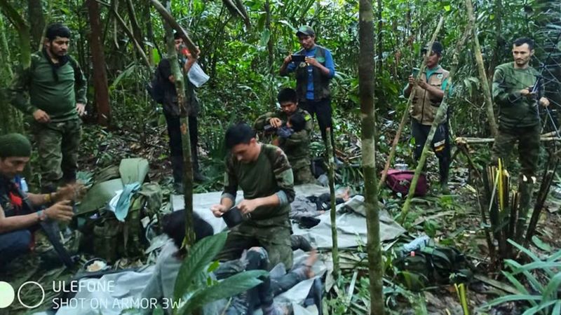 Magdalena Mucutuy, la madre, viajaba con sus cuatro hijos Soleiny, Tien, Lesly y Cristin el pasado 1 de mayo cuando la aeronave donde viajaban se estrelló en medio de la selva en el sur del país.
