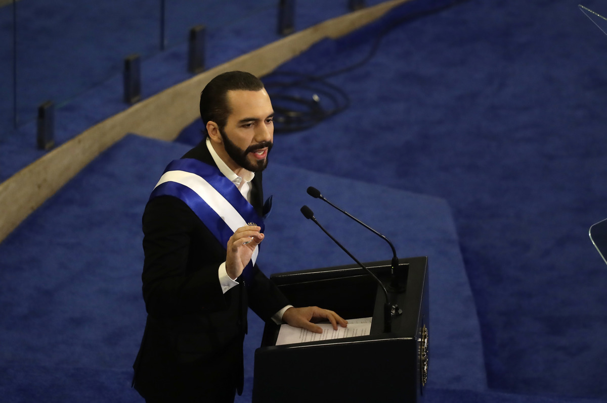 Bukele habla ante el Congreso salvadoreño por su cuarto año de Gobierno